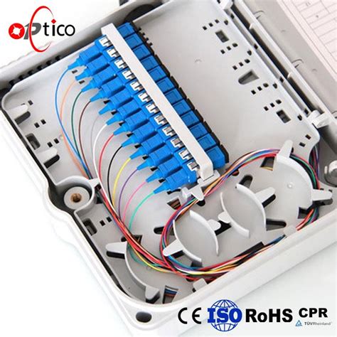 distribution box fiber optic|rack mount fiber termination box.